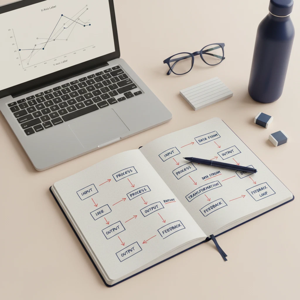 Materiais educacionais com diagramas de fluxo de dados - metodologia de análise de algoritmos financeiros